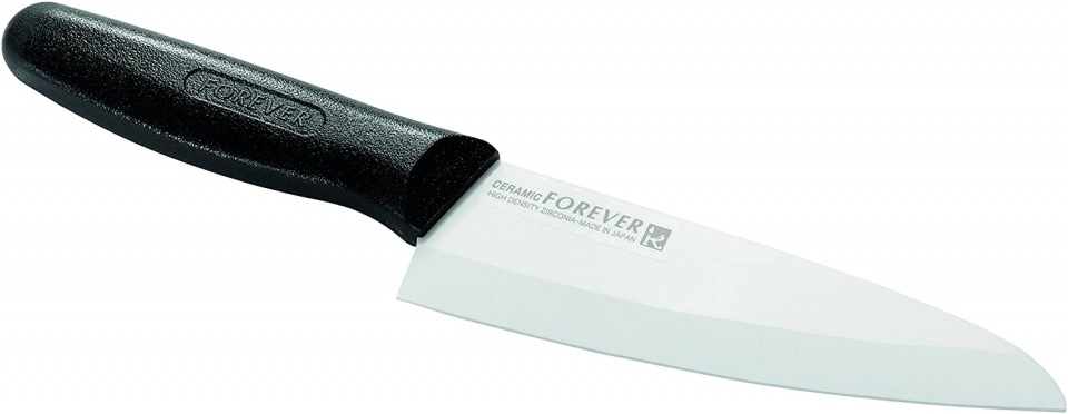 Forever kuchársky nôž 28 cm keramický čierno/biely