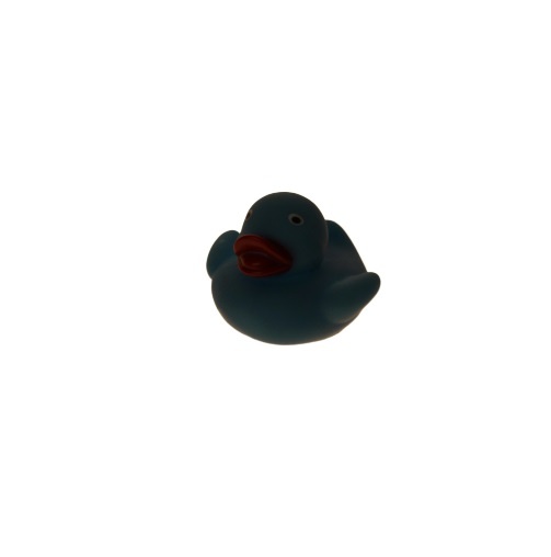 rubber duck with light 5,5 cm blue