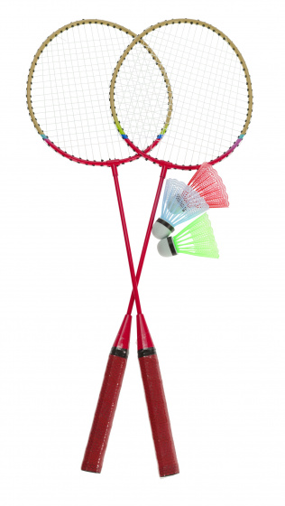 Free and Easy badmintonset rood 5 delig