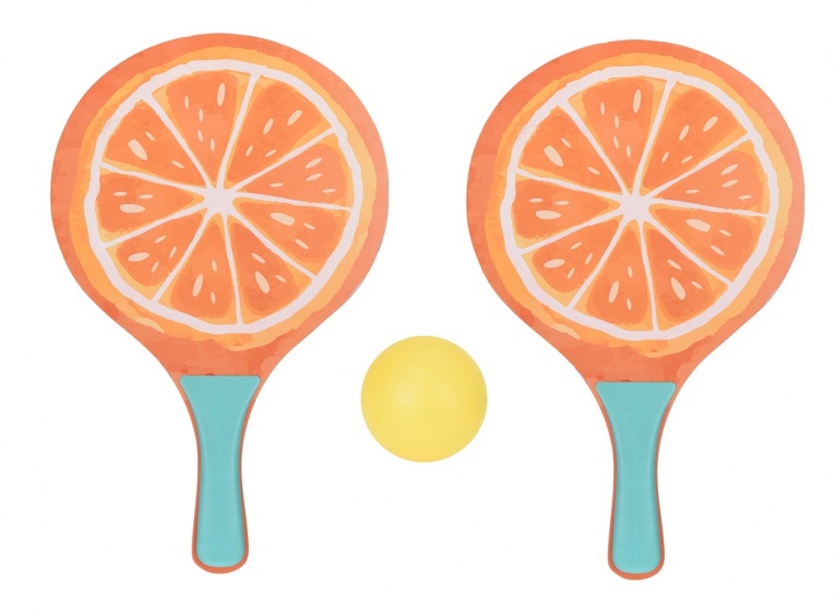 beachballset orange 3-piece orange/turquoise