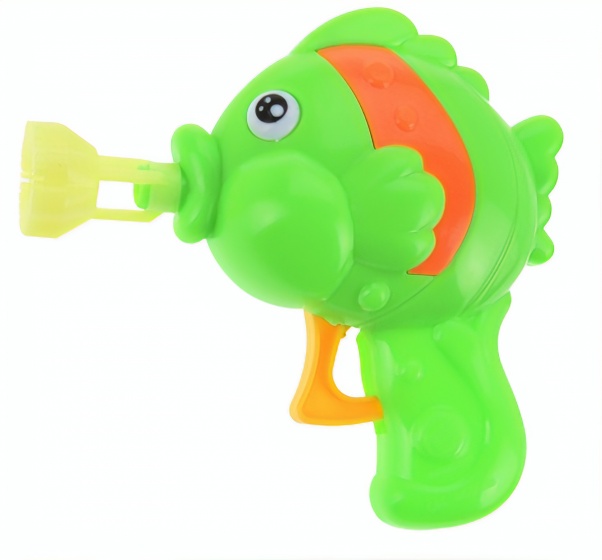 bubble blow gun fish 50 ml green