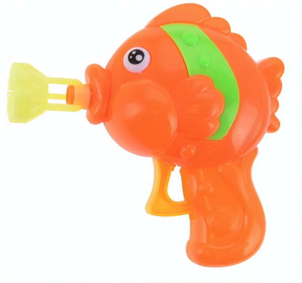 bubble blow gun fish 50 ml orange