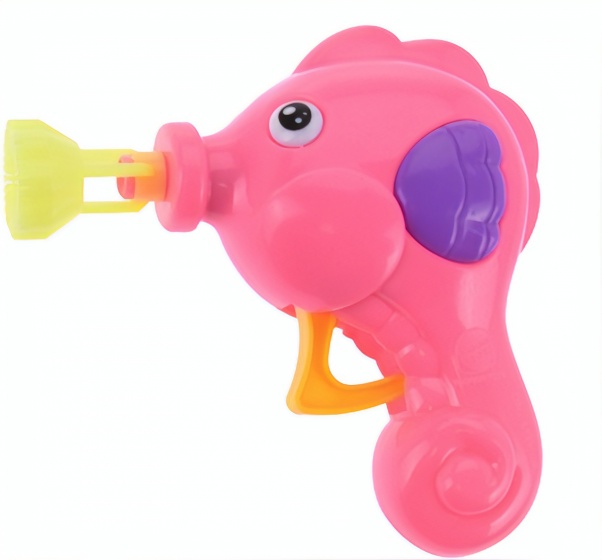 bubble blow gun seahorse 50 ml pink