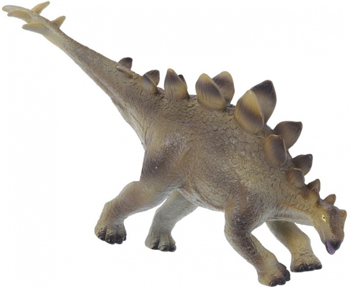 dinosaur Stegosaurus brown 26 cm