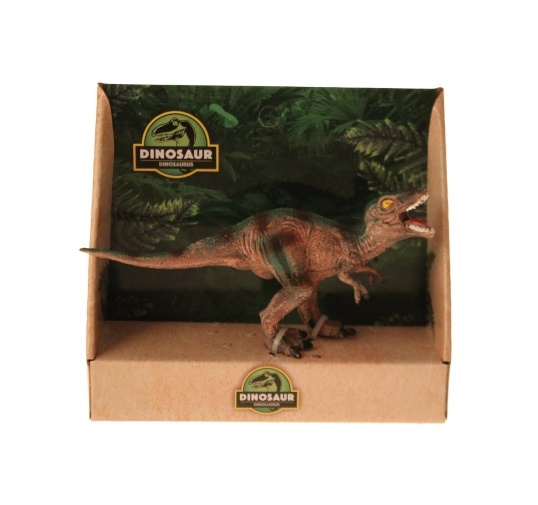 dinosaur T-Rex brown 15 cm