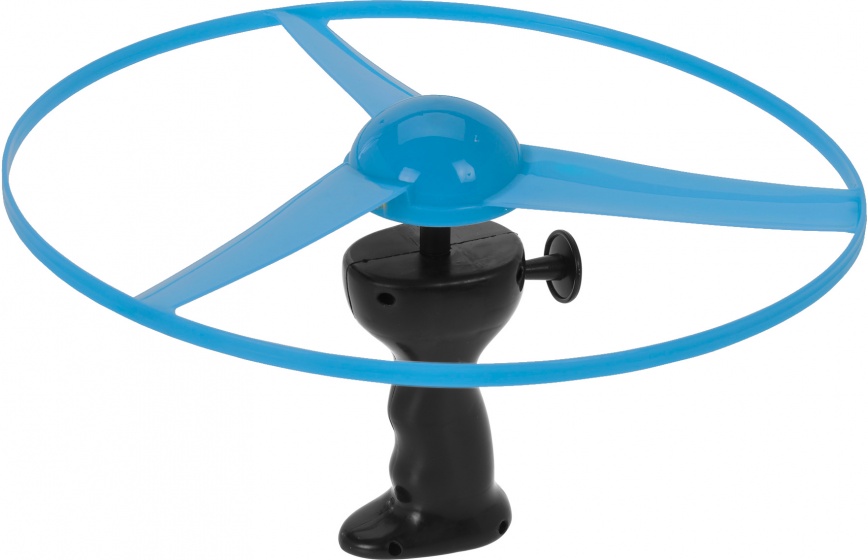 flying disc with light 29 cm blue