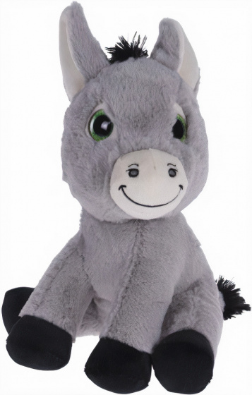 soft toy easel 25 x 20 cm plush grey