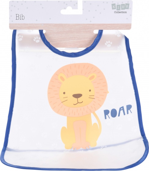 bib lion 40 x 28 cm orange/blue