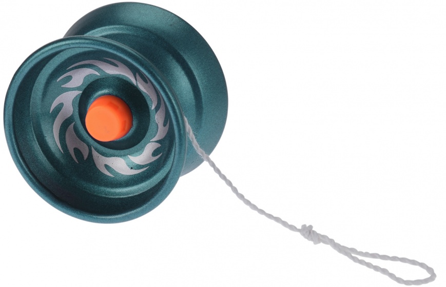 steel yoyo 5,5 cm green