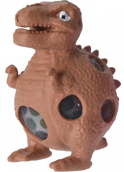 stressball dino brown 10 cm