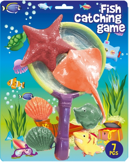 fishing game ray 27,5 x 17 cm 7-parts
