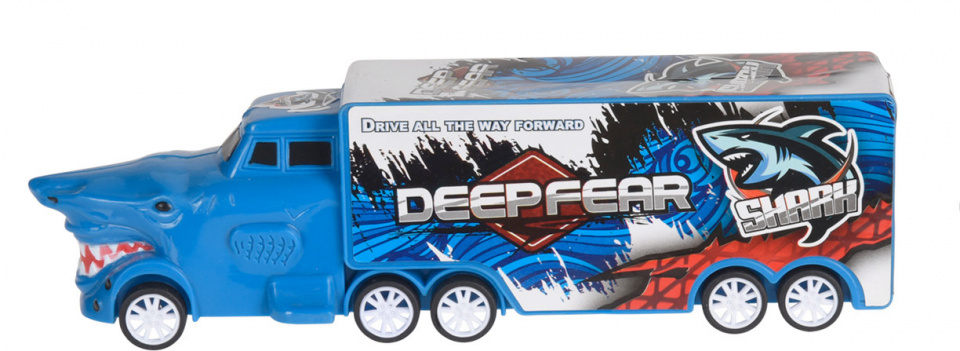 truck shark boys 16 cm blue