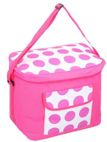 cooler bag 6.5 L 29 x 19 cm polyester pink