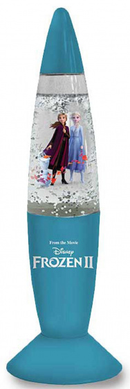 Disney lávová lampa Frozen ll junior 18 x 6 cm modrá