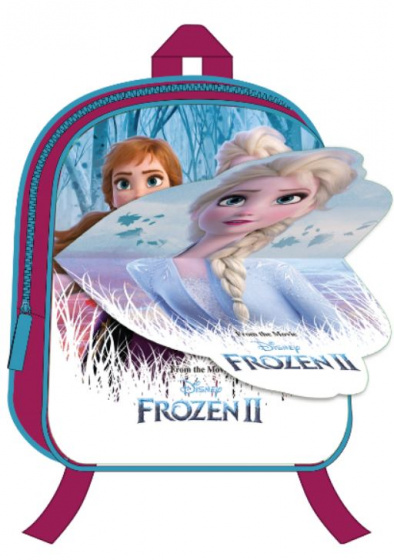 Disney rugzak frozen ii 38 x 34 cm polyester/pvc roze/blauw