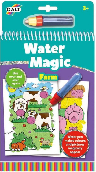 Galt waterkleurboek farm junior 26 x 14 cm 2 delig