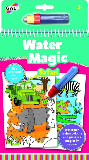 Galt waterkleurboek safari junior 26 x 14 cm 2 delig