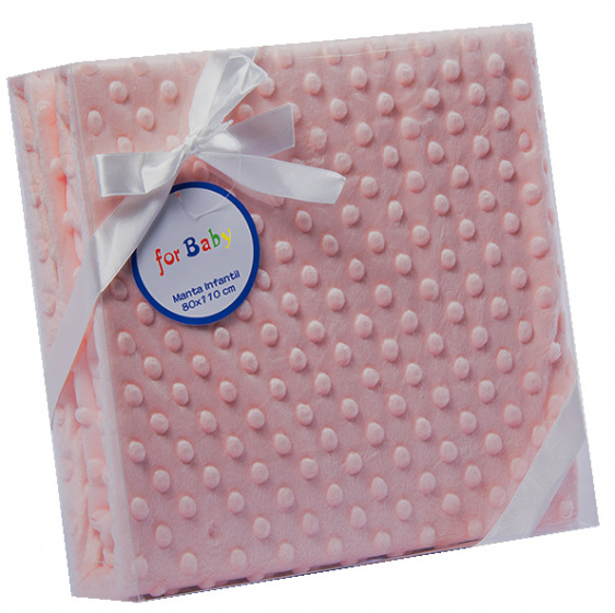 Gamberritos babydeken junior 80 x 110 polyester zalmroze Gamberritos babydeken junior 80 x 110 polyester zalmroze