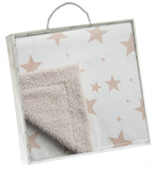Gamberritos detská deka stars junior 80 x 110 cm textil béžová