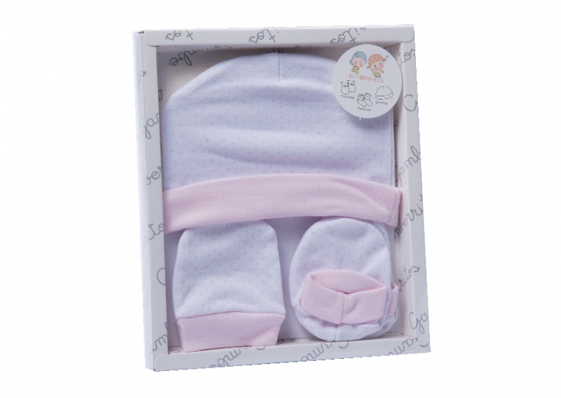 baby clothes set girls pink 5-piece size one size