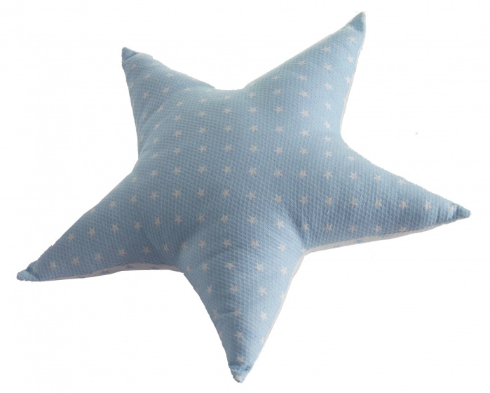 Gamberritos dekoračný vankúšik hviezda 30 cm modrá