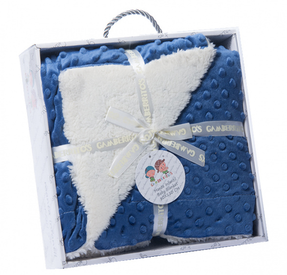Interbaby prikrývka textilný vesmír 62 x 126 cm modrá 3dielna