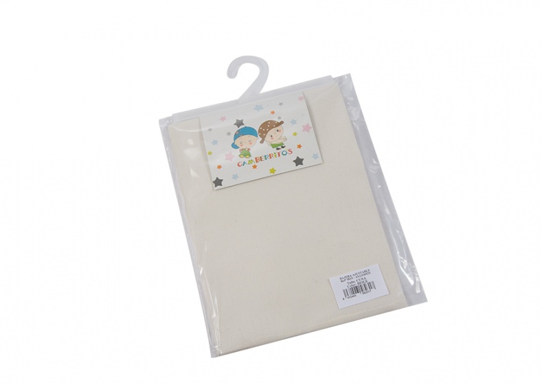 Gamberritos hoeslaken ledikant katoen 60 x 120 cm beige Gamberritos hoeslaken ledikant katoen 60 x 120 cm beige