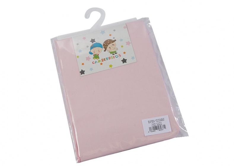Gamberritos hoeslaken wieg katoen 50 x 80 cm roze Gamberritos hoeslaken wieg katoen 50 x 80 cm roze