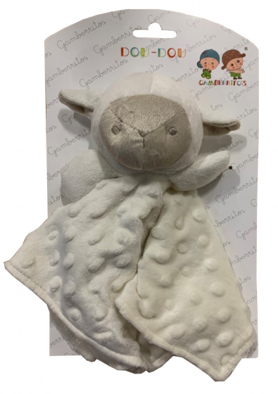 Gamberritos knuffeldoekje schaap 23 cm beige Gamberritos knuffeldoekje schaap 23 cm beige