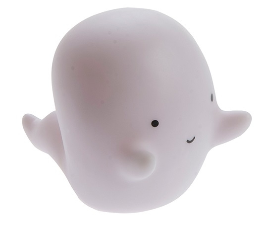 Gamberritos nočné svetlo ghost junior PVC biele