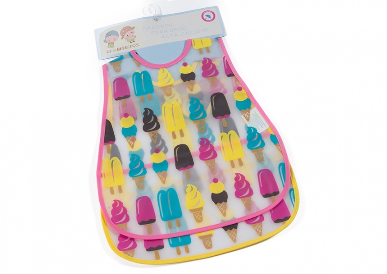 bibs ice cream 2 pieces multicolor