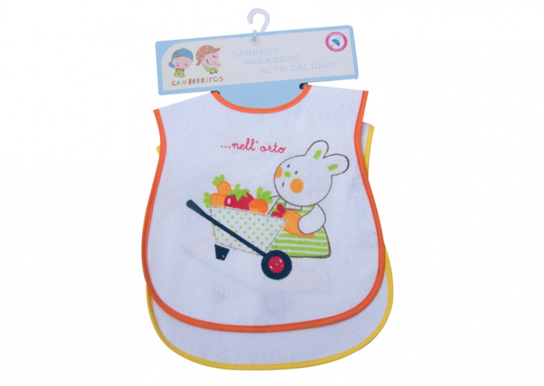bunny bibs 2 pieces multicolor