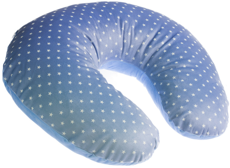 Gamberritos voedingskussen sterren 40 x 50 cm blauw/wit Gamberritos voedingskussen sterren 40 x 50 cm blauw/wit