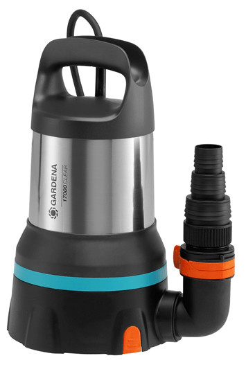 Gardena dompelpomp Aquasensor 17000 RVS zwart/blauw/oranje Gardena dompelpomp Aquasensor 17000 RVS zwart/blauw/oranje