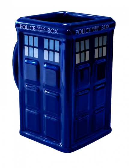 mug Doctor Who Tardis 475 ml blue