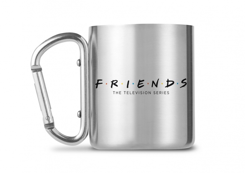 GB Eye mok friends zilver/zwart 250 ml