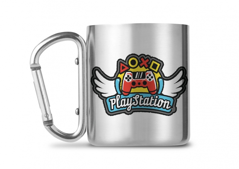 GB Eye hrnček Playstation strieborný/viacfarebný 250 ml