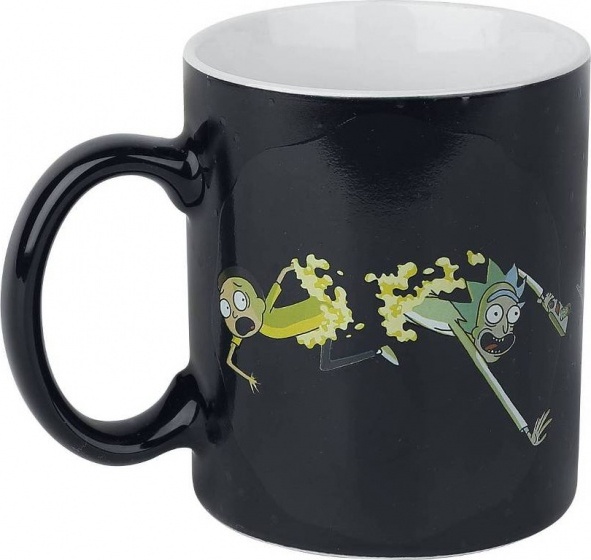 heat mug Rick and Morty portal black 300 ml