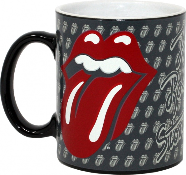 heat mug Rolling Stones: Tongue black / red 300 ml