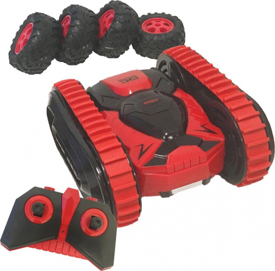tank RC Duo Transformer junior 1:16 red/black