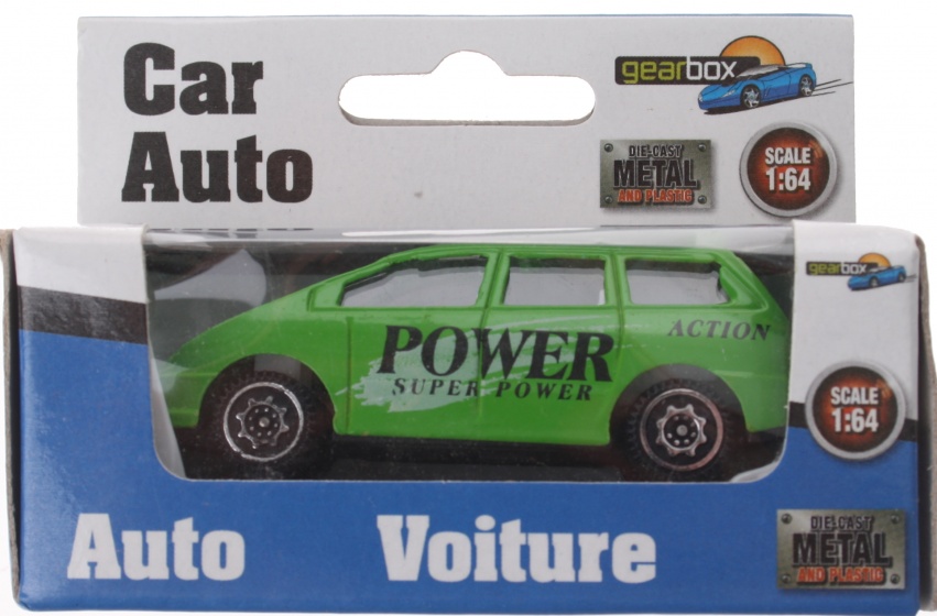 vehicle van 8 cm steel green