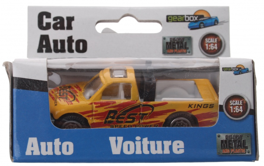 vehicle pickup yellow steel 8cm