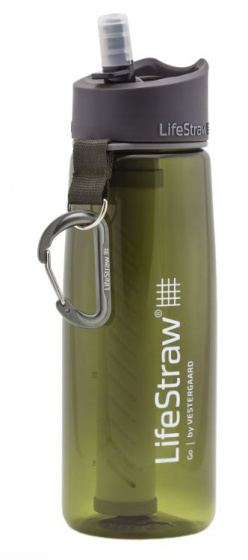 water bottle Lifestraw Go with filter 650 ml green