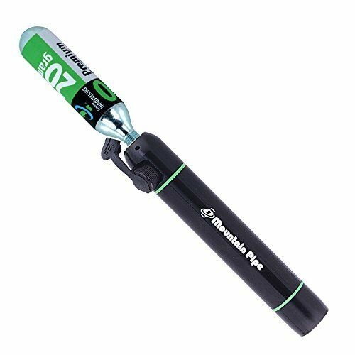 Genuine Innovations Co2/ručná pumpa Mountain Pipe Inflator 15 cm čierna