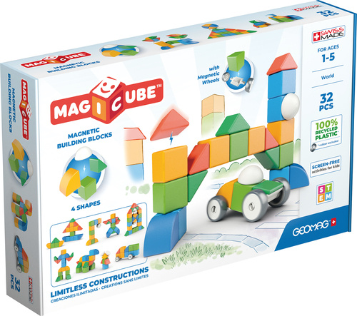 Geomag bouwpakket magicube junior neodymium 32 delig