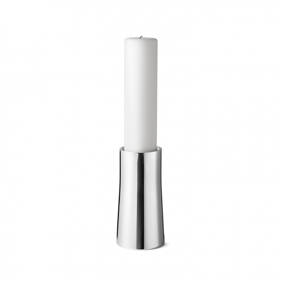 Georg Jensen svietnik Ambience 20,6 cm nerez strieborná