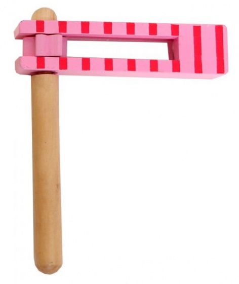 ratchet wood 15 cm pink