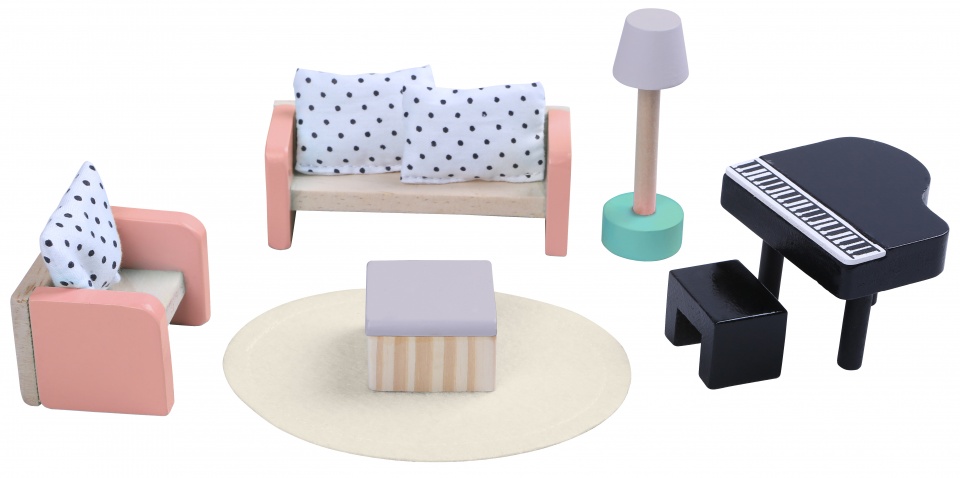 living room wood 10-piece