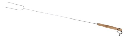Gerimport grilovacia vidlička 107 cm nerez/drevo strieborná