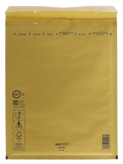 Gerimport obálka 27 x 36 cm papier žltá